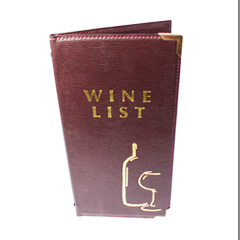 Wine List Covers